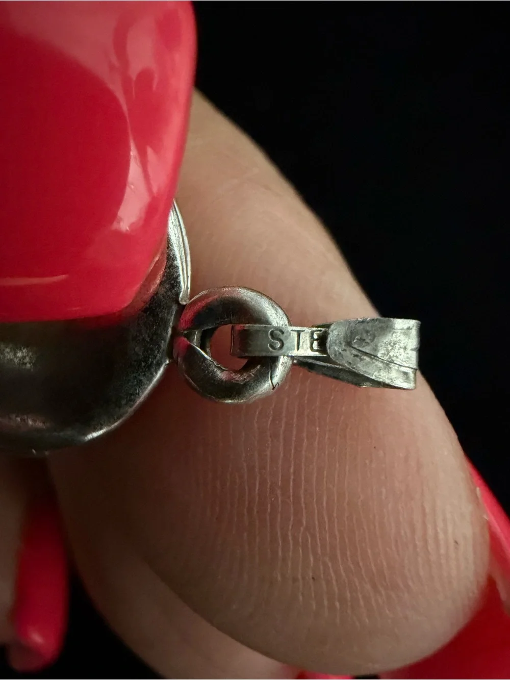 925 Sterling silver locket. “Forever in my heart.”